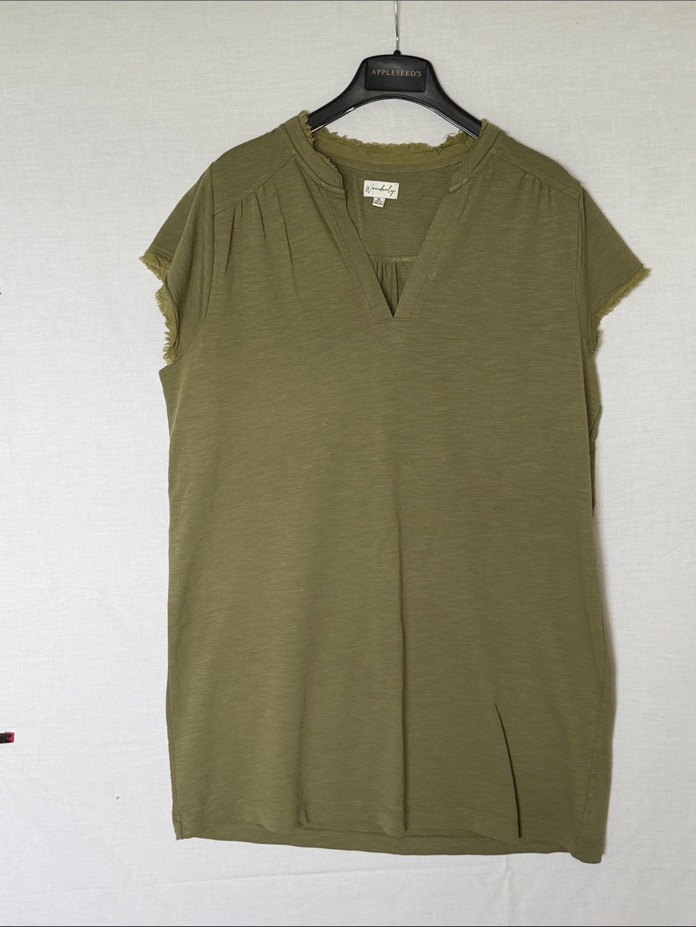 Wonderly Olive Short Sleeve Tunic